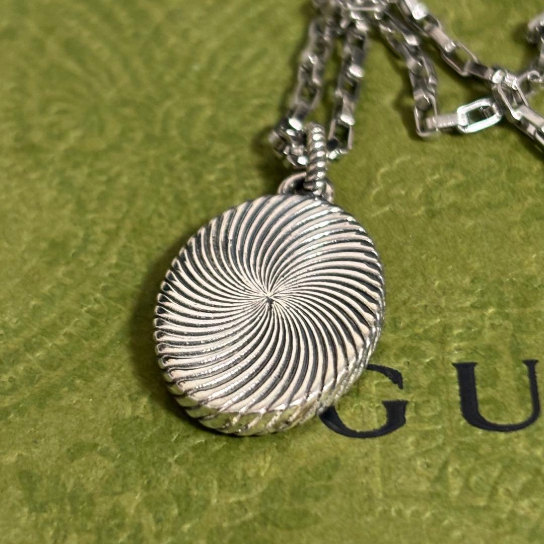 GUCCI 新品同様品　ダブルGマーモントネックレス　インターロッキング 925