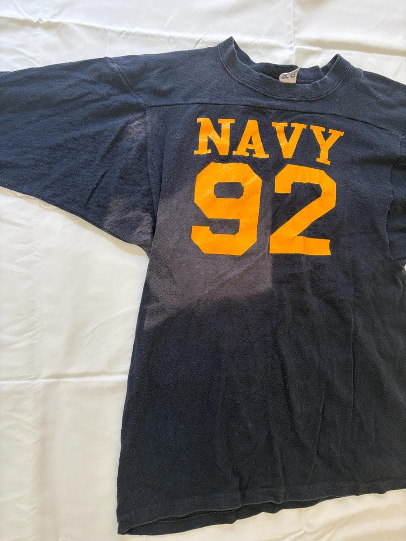 ヴィンテージ Champion \"NAVY 92\" T MADE IN USA