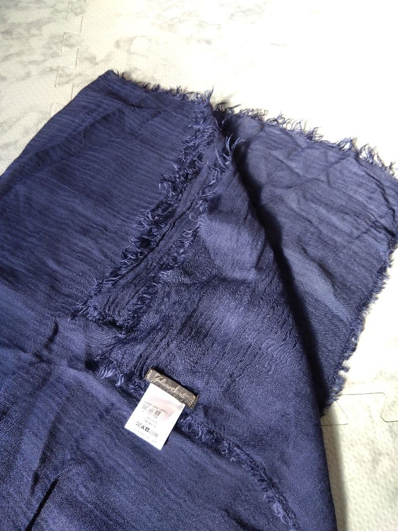 ファリエロサルティ　faliero sarti カシミアモダール　ネイビー