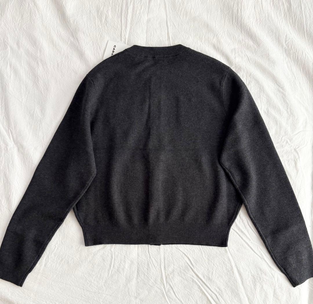CABaN コットンカシミヤ クルーネックカーディガン S 新品