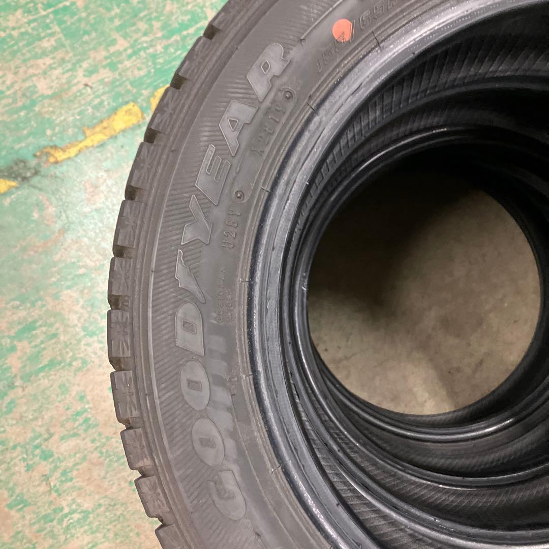155/65R14 4本セット グッドイヤーICENAVI6冬タイヤ全国送料無料