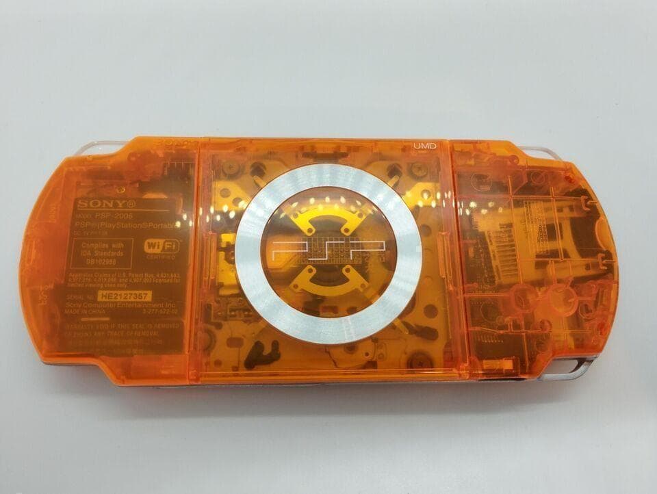 PSP 2000 すぐ遊べるセット【美品・カスタム】オレンジ