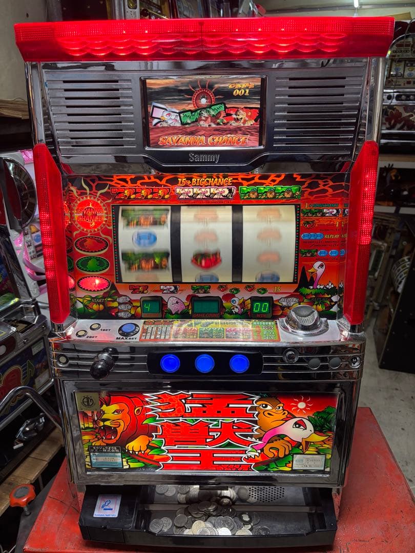 パチスロ4号機 Sammy 猛獣王