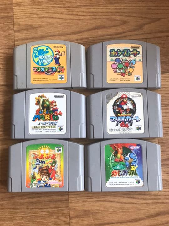 ニンテンドー64 本体　ソフト六本付き