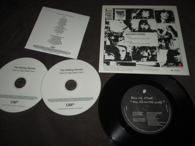 洋楽 rolling stones exile on .. (RARE SET!!)