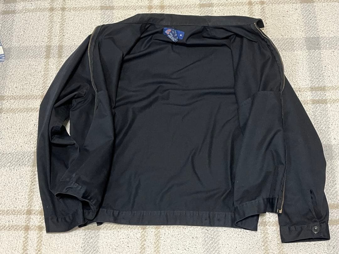 Dickiesアイゼンハワーワークジャケット短丈アメカジ黒 M