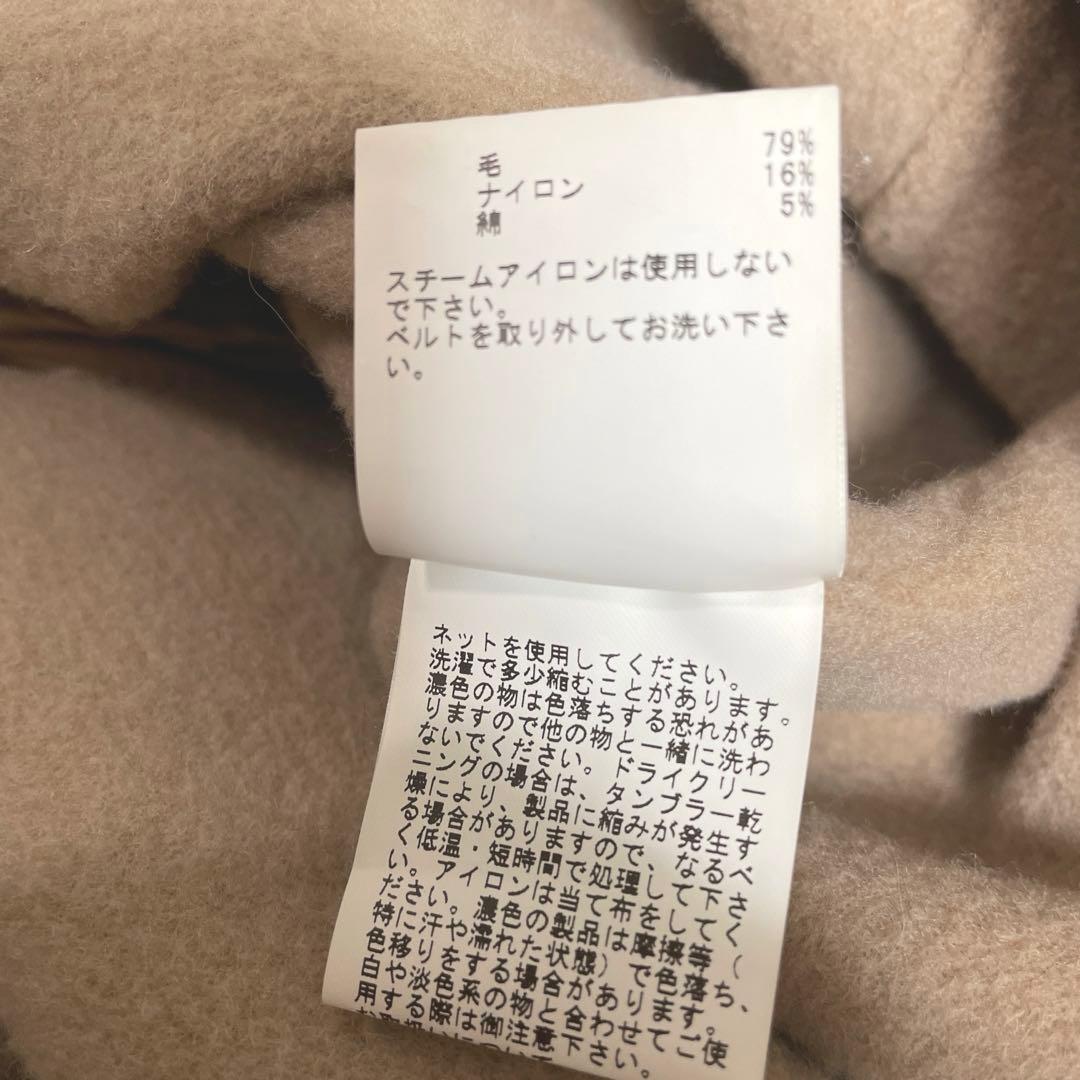 ♡アナイ美品ANAYI ノーカラーウールコート♡38