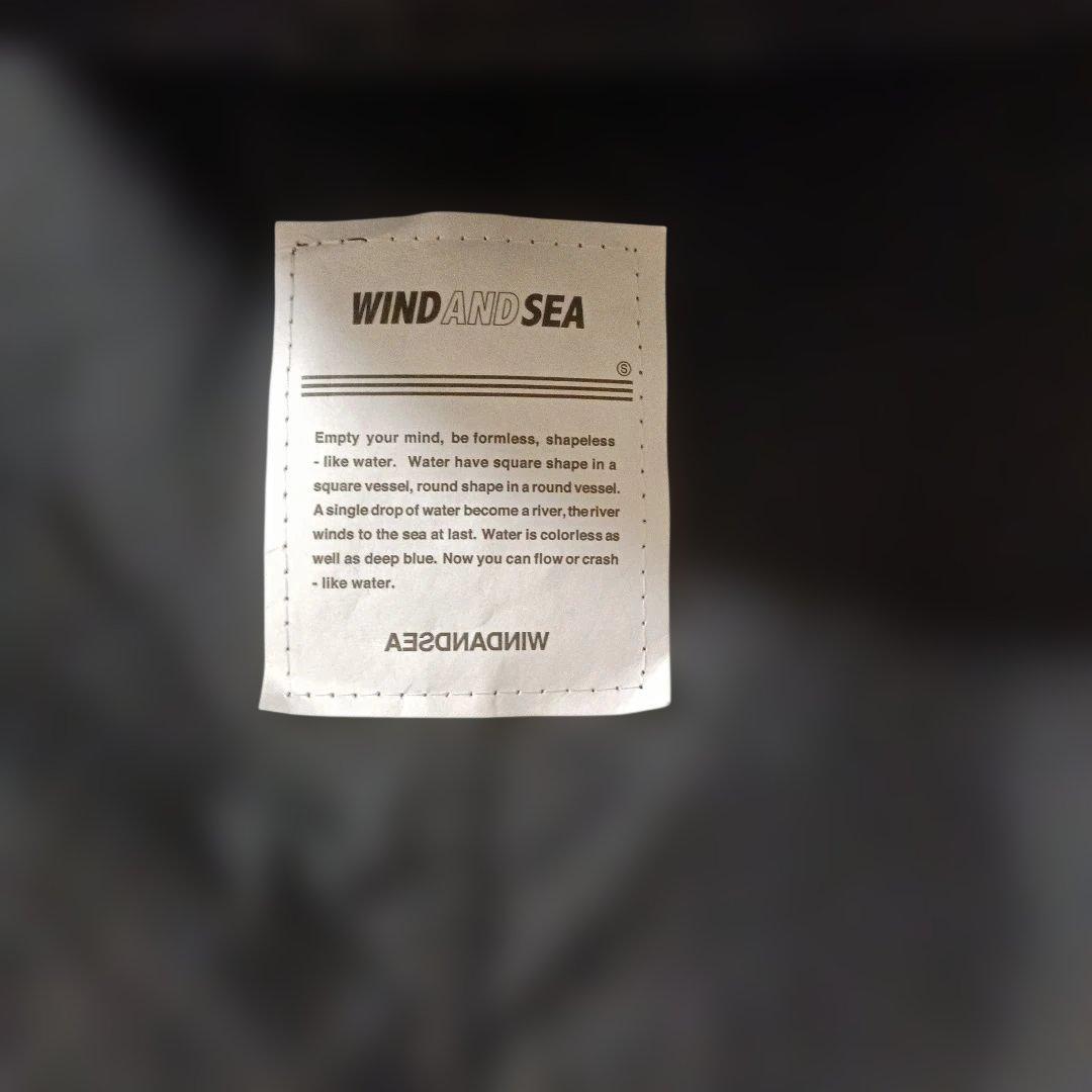 WINDANDSEA ブラック ミリタリー モッズコート S