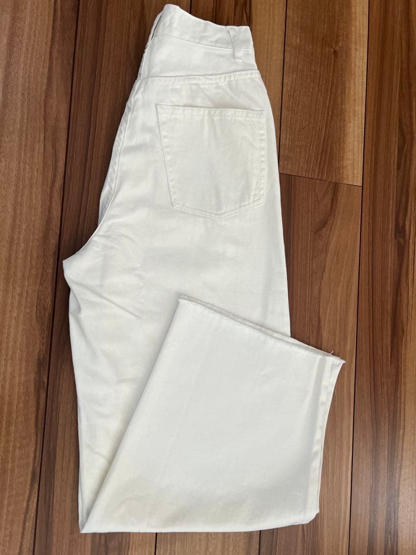 新品タグ付き　SLOBE IENA ライトオンスワイドデニム36