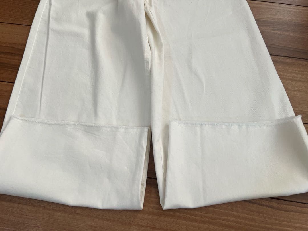新品タグ付き　SLOBE IENA ライトオンスワイドデニム36