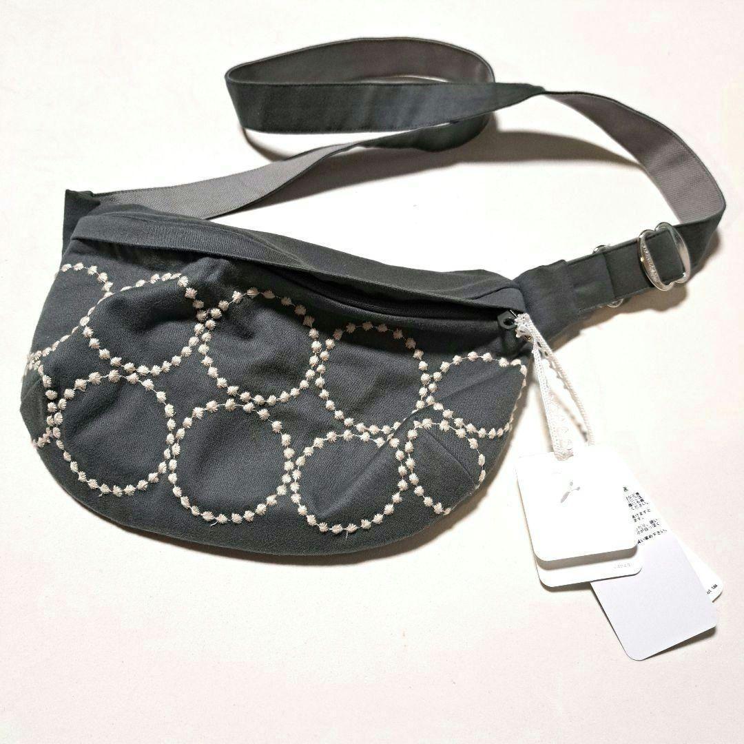 新品 ミナペルホネン tambourine copains bag gray