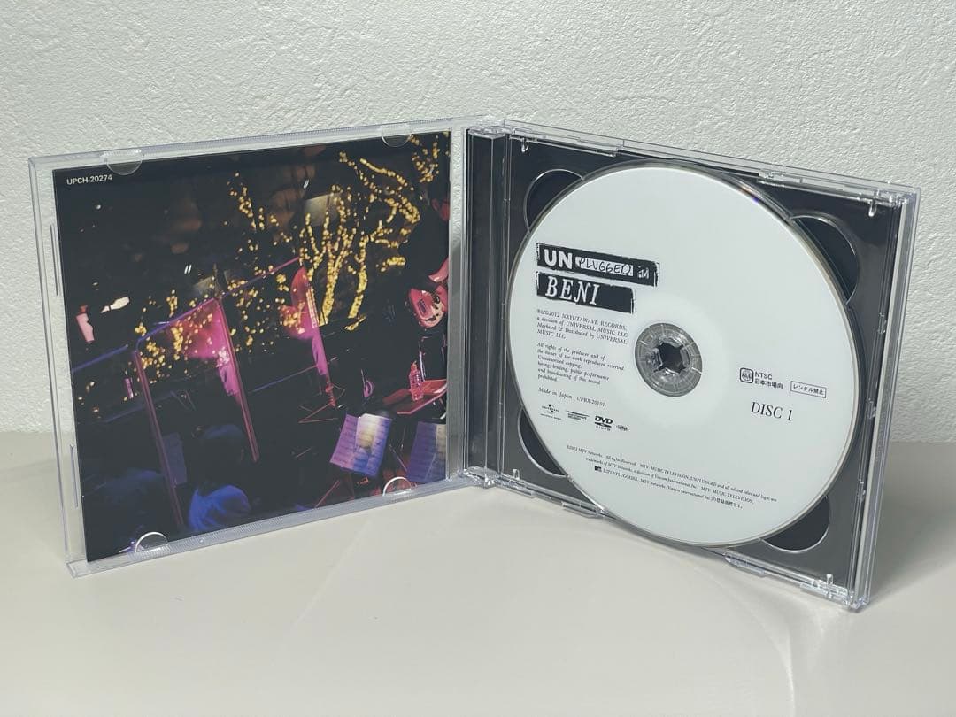 廃盤 BENI MTV Unplugged DVD CD 正規品