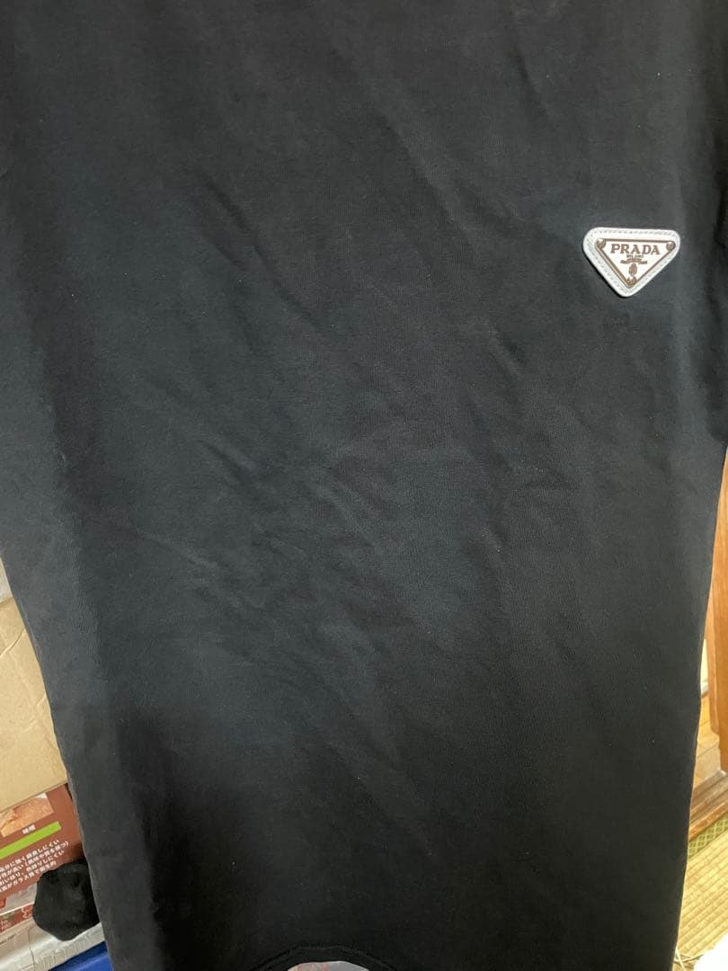 PRADA ブラック Tシャツ Lサイズ