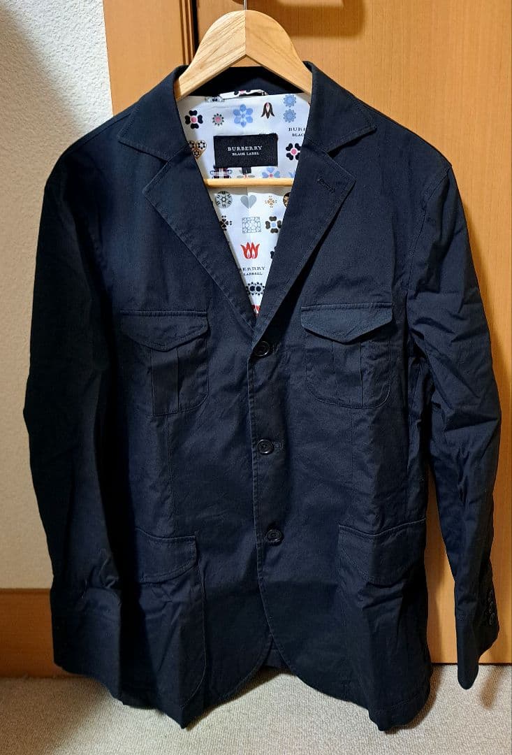 シャケさん専用　モノグラム柄使いジャケット　バーバリーブラックレーベル