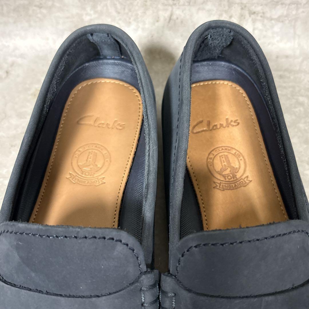美品 Clarks クラークス リーザードライブ ドライビングシューズ 26cm