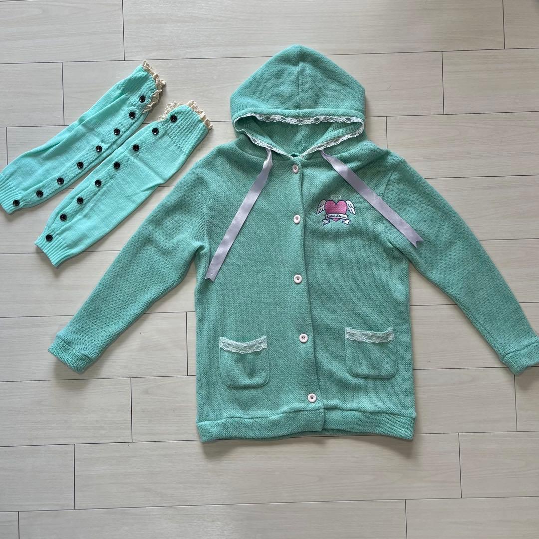 リッスンフレーバー ミント ロングカーディガン Listen Flavor ♡