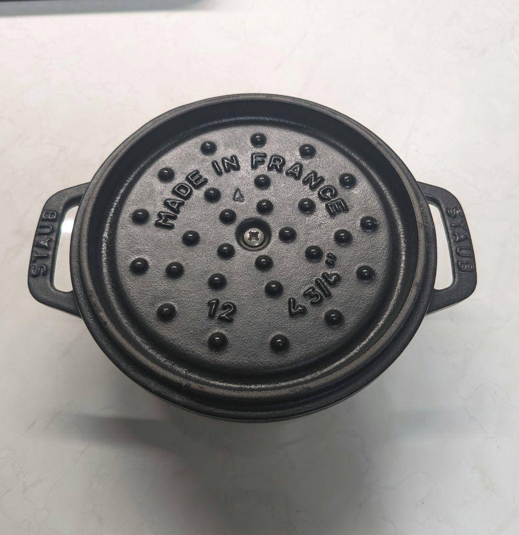 【12cm】STAUB ストウブ LA COCOTTE ピコ ココット ブラック
