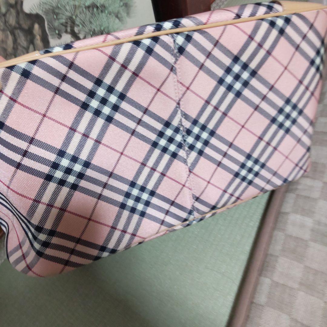 バーバリーピンクボストンバック