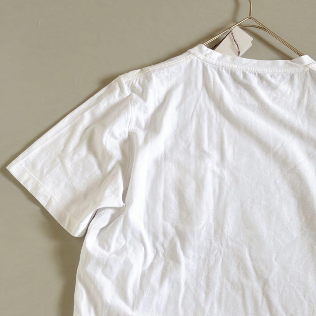 近年モデル タグ付き HERMÈS エルメス Tシャツ ホワイト Mサイズ