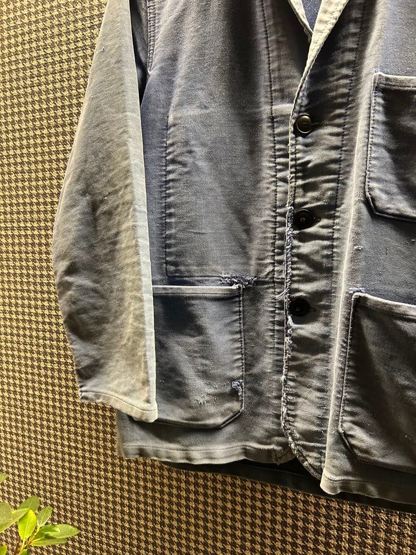 50s~ tailored work moleskin jacket 襤褸