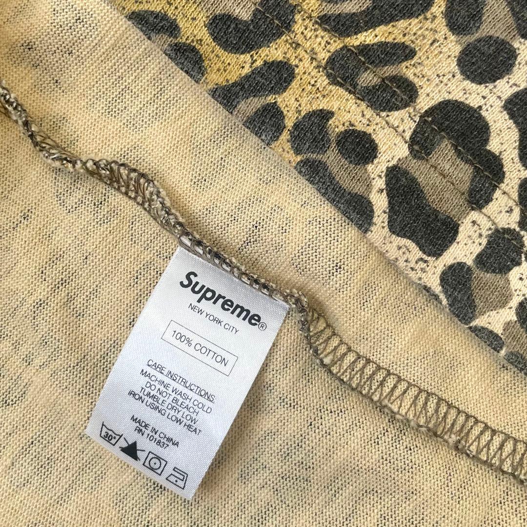 Supreme シュプリーム メンズ レオパード ポケットTシャツ S