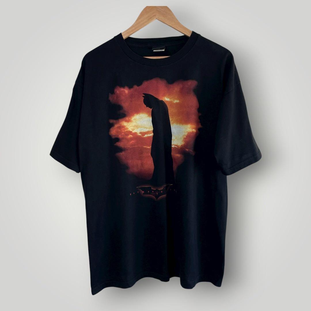 希少Y2K 00s バットマンビギンズ 映画Tシャツ USAムービーTシャツ製
