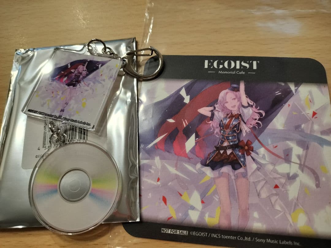 EGOIST　エゴイスト　コラボカフェ　トレカ　アクリルチャーム　コースター