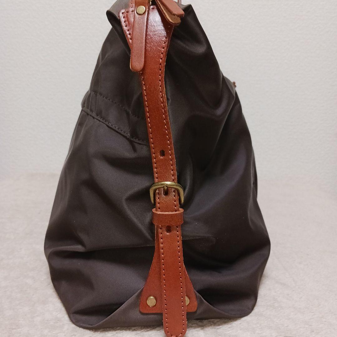 【極美品】HALEINE アレンヌ ナイロン×栃木レザー ボストンバッグ