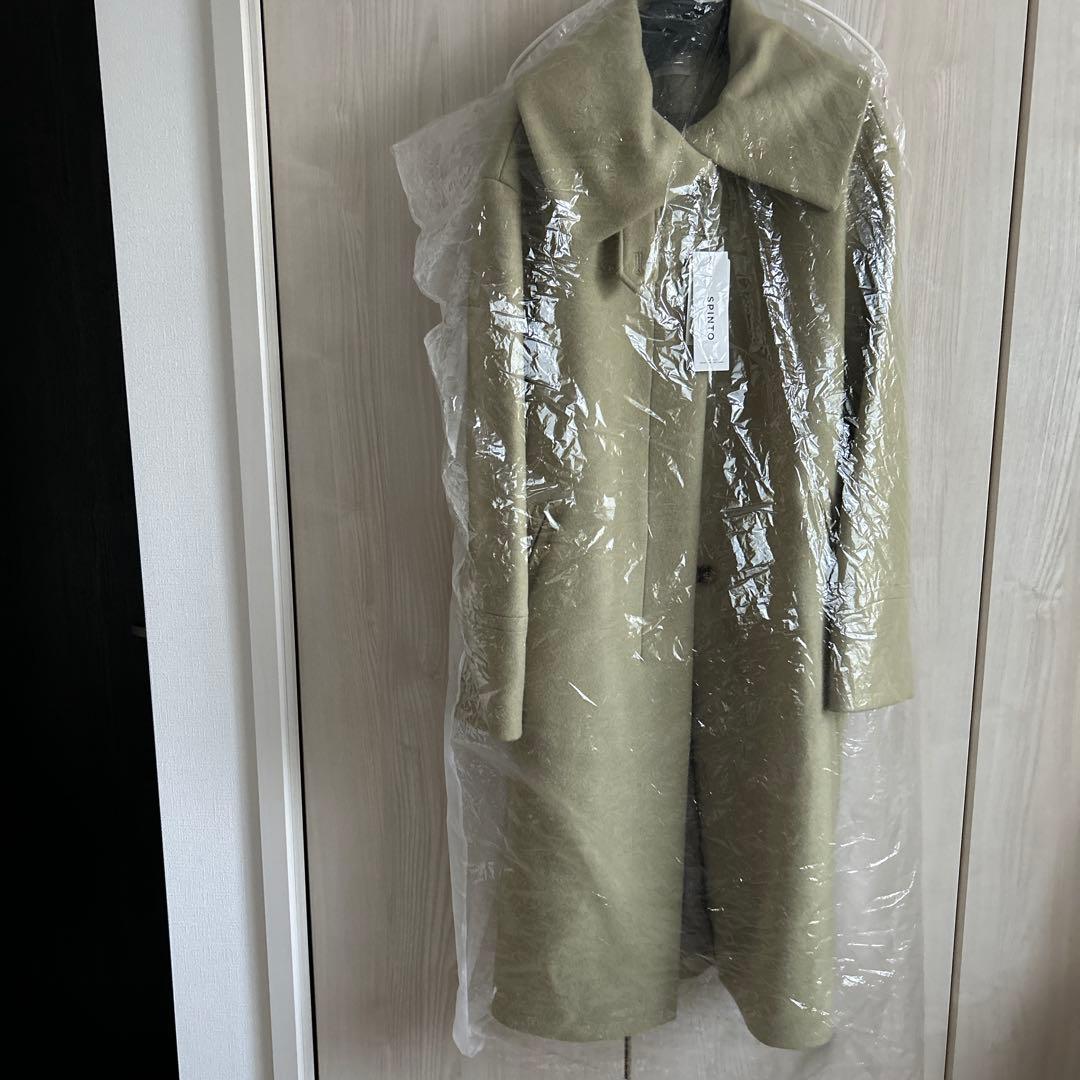 新品タグ付き＊UNITED ARROWS 高身長向け　メルトンビックカラーコート
