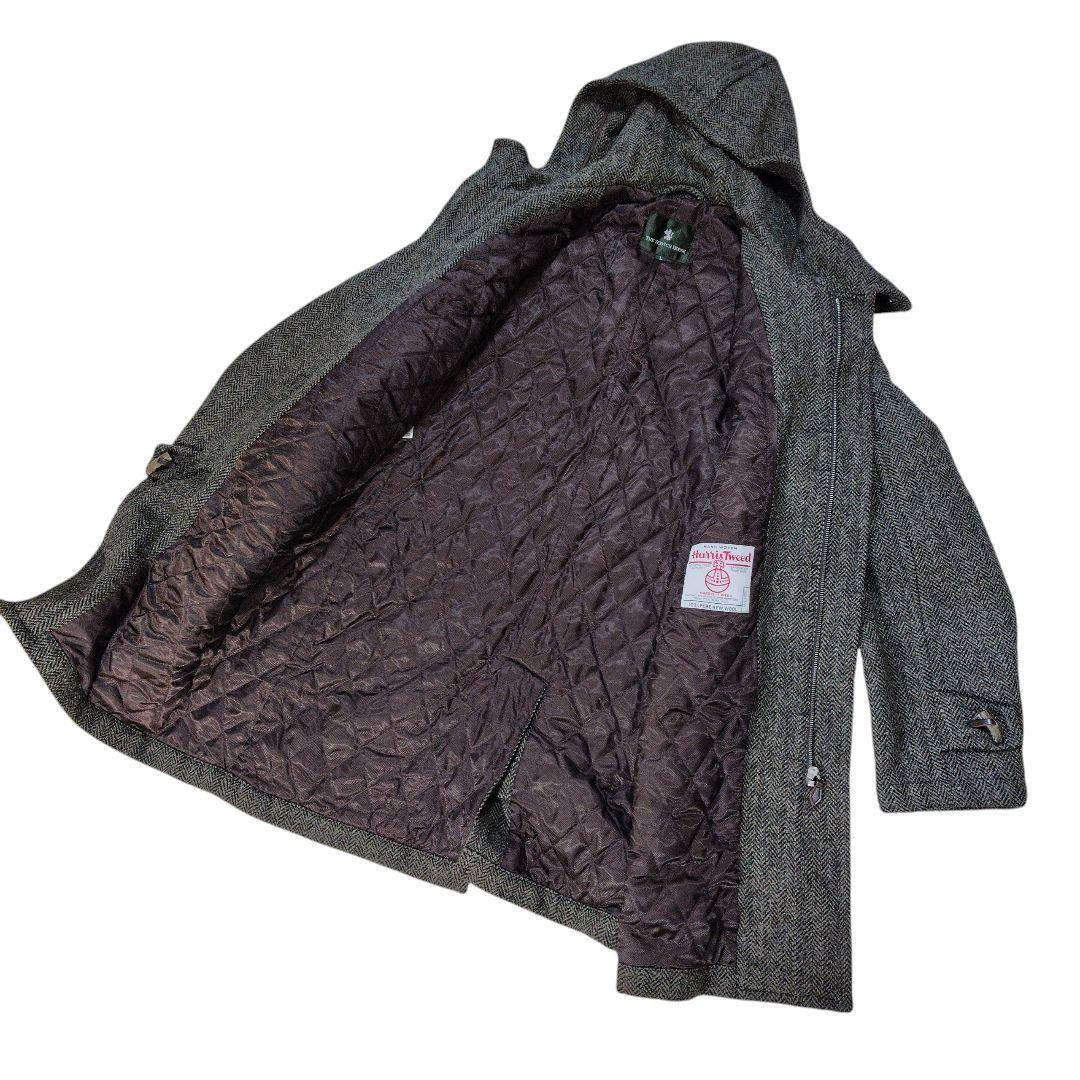 THE SCOTCH HOUSE Harris Tweed ダッフルコート L