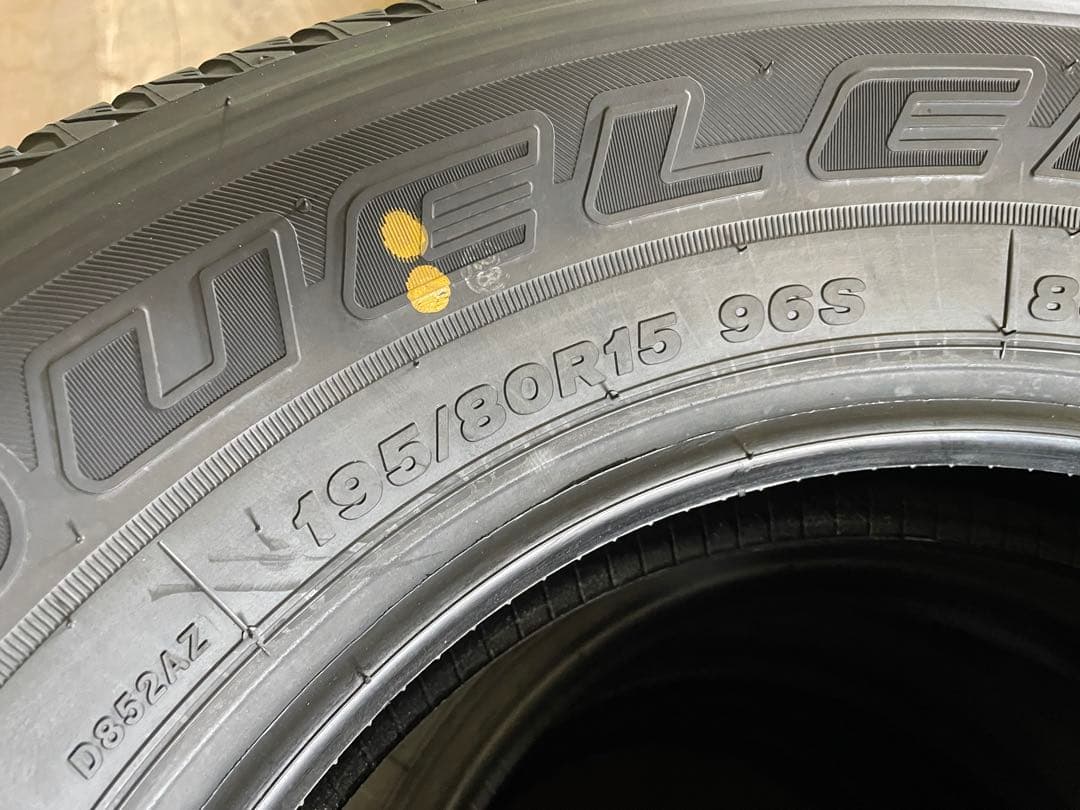 本州内送料無料 ジムニー ノマド 195/80R15 24年製 新車外し タイヤ