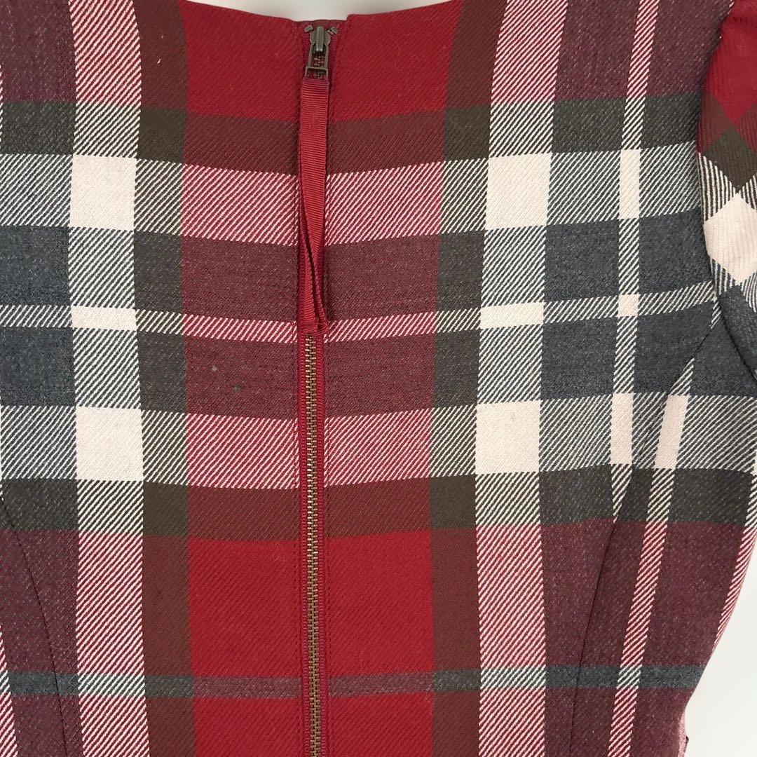 BURBERRY BLUE LABEL 半袖ひざ丈ワンピース 36