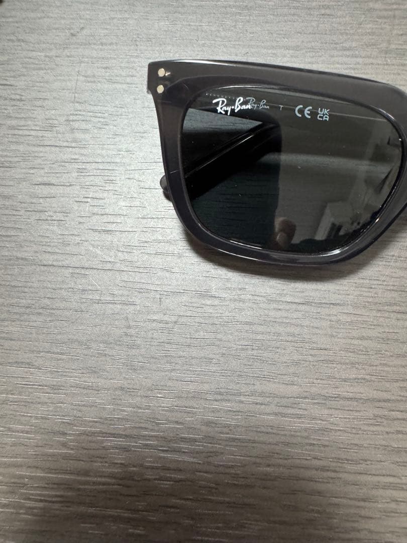 Ray-Ban QRB4439D サングラス 透明グレー