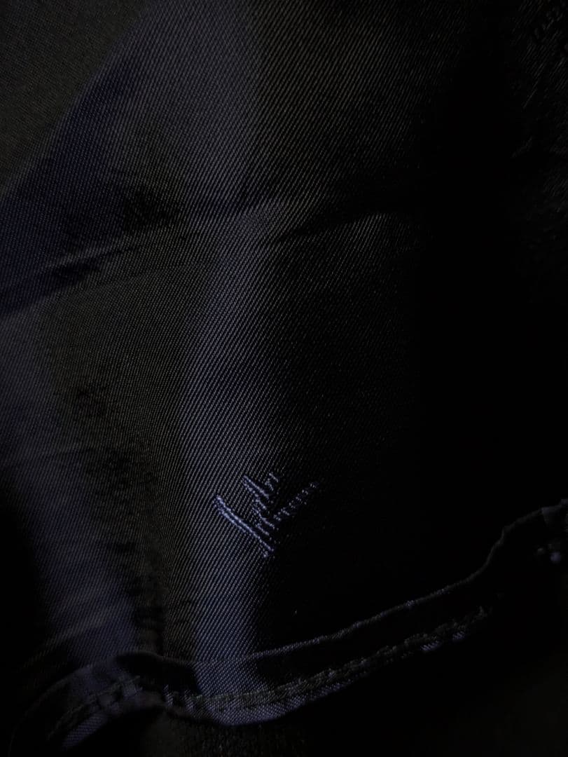 ★イザイア セイラー メンズテーラードジャケット 毛 絹 ネイビー 46