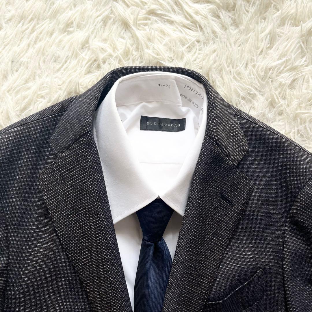 <美品>LARDINI ブラウン ウール ジャケット サイズ44