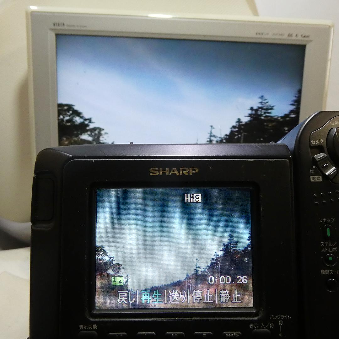 シャープ VL-HL100【動作良好】Video.Hi8 カメラダ ビングに最適