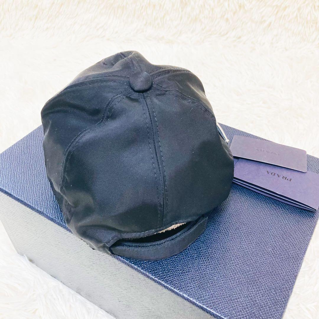 極美品✨ PRADA プラダ Re-Nylon ベースボールキャップ S