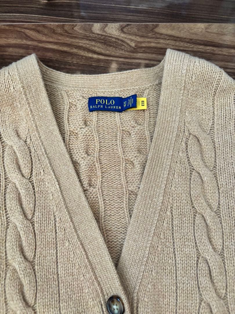 Polo Ralph Lauren ケーブルニットカーディガン ベージュ