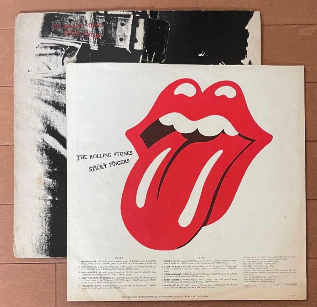 ローリング・ストーンズ　 STICKY FINGERS 国内ジッパー花帯コピー