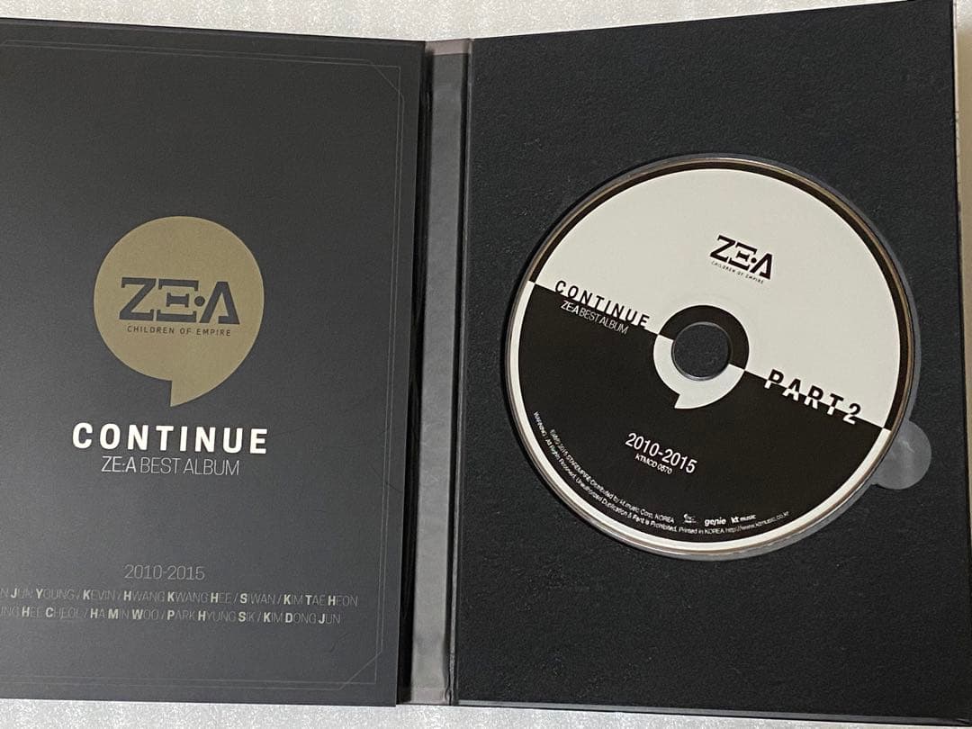K-POP・アジア ZE:A 2010-2015 BEST ALBUM CONTINUE CD