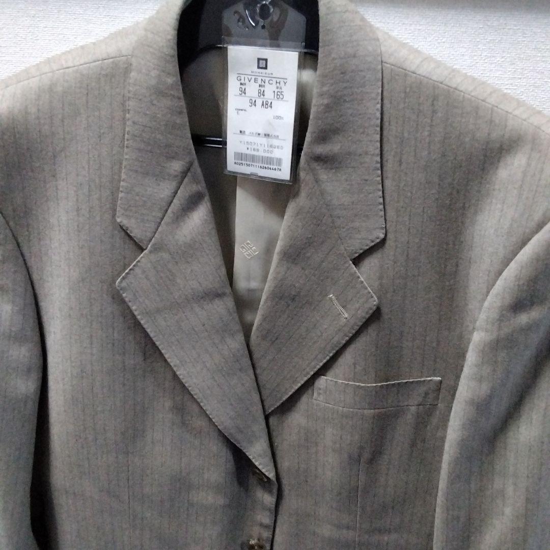 新品未使用品　メンズ　GIVENCHY ストライプスーツ 94 AB4