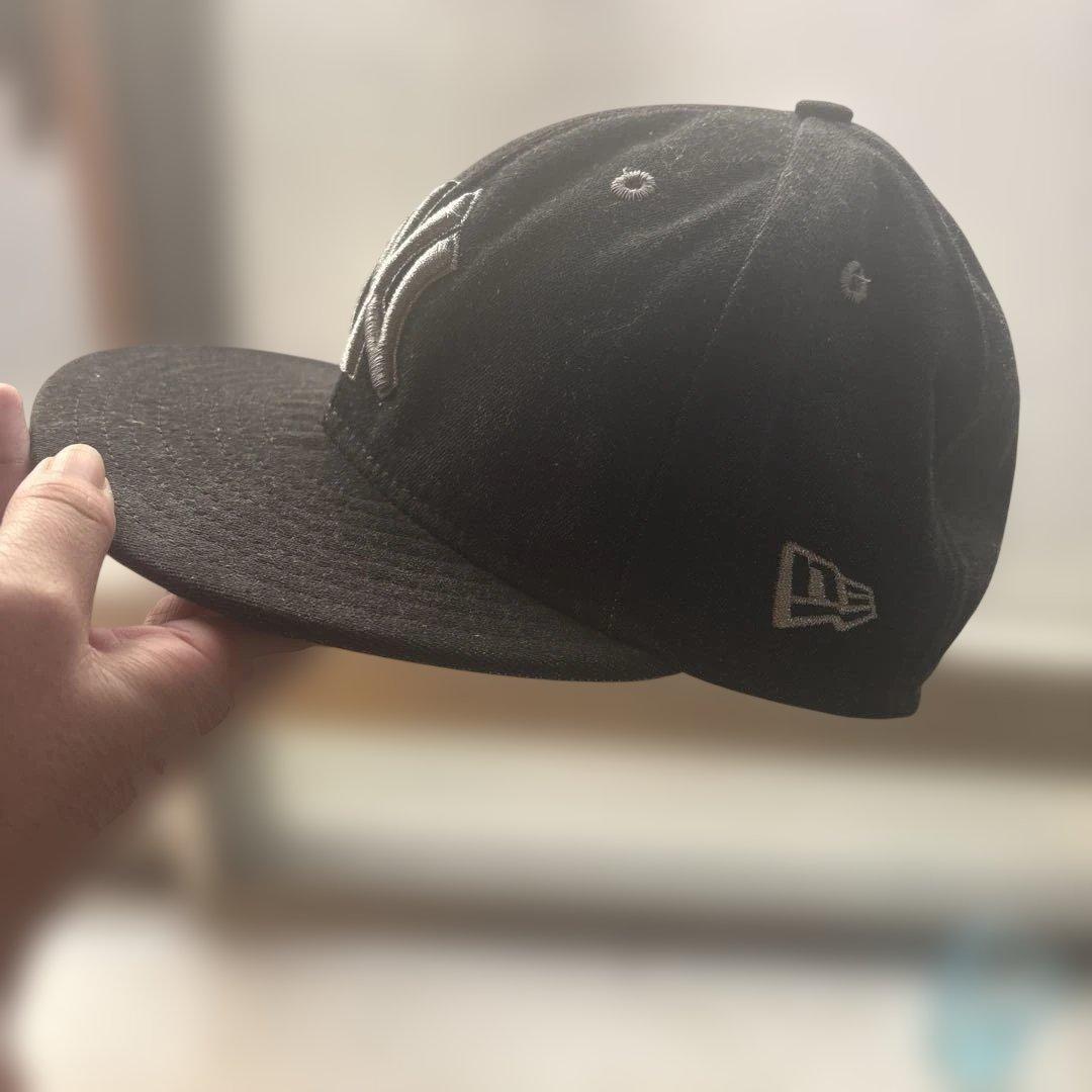 USA製デニム生地キャップ 59FIFTY ヤンキース