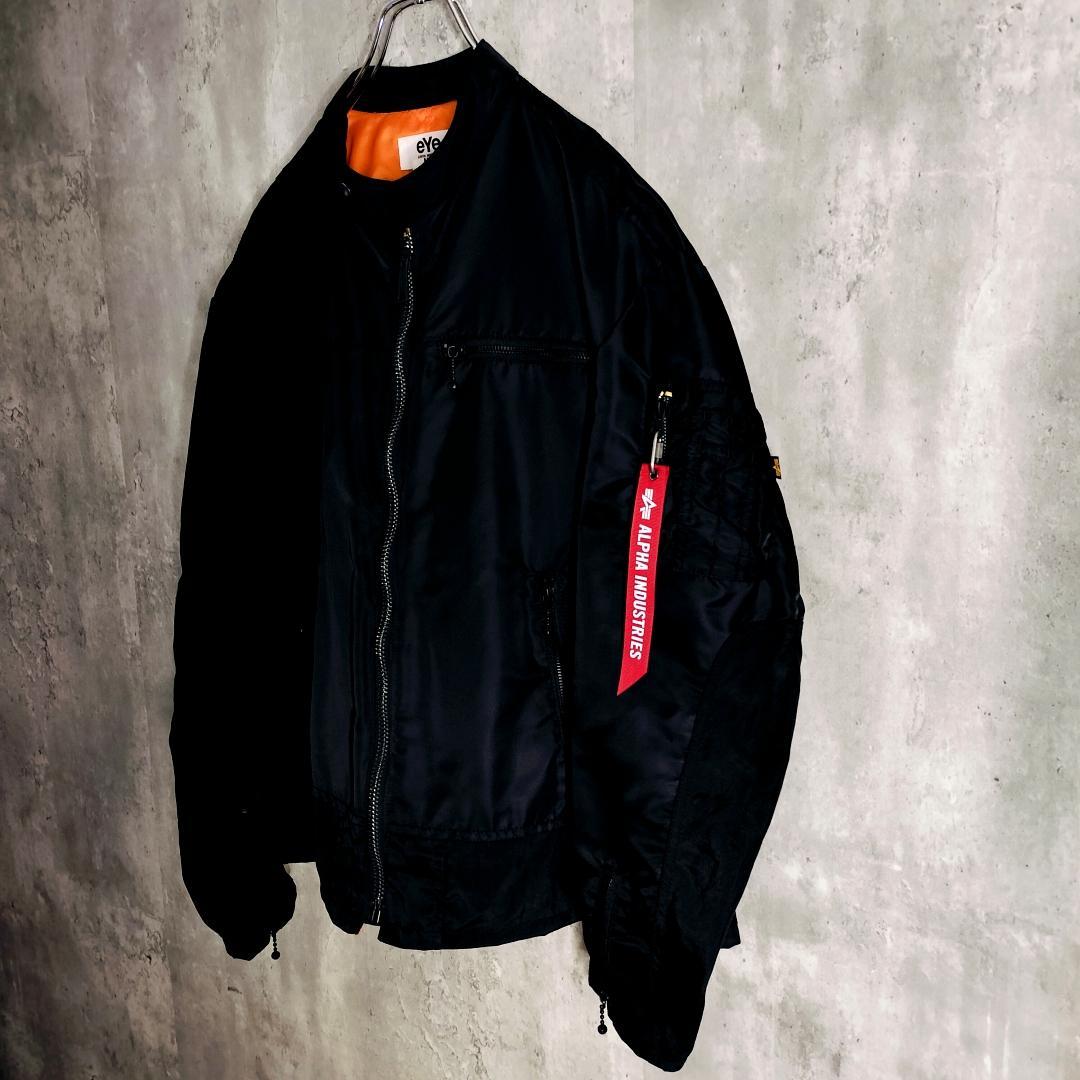 25SS★ジュンヤワタナベマン アルファインダストリーズ MA-1 ライダース