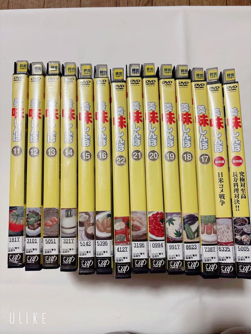 美味しんぼ DVD 14枚セット（11巻〜22巻＋特別版2種）レンタル落ち