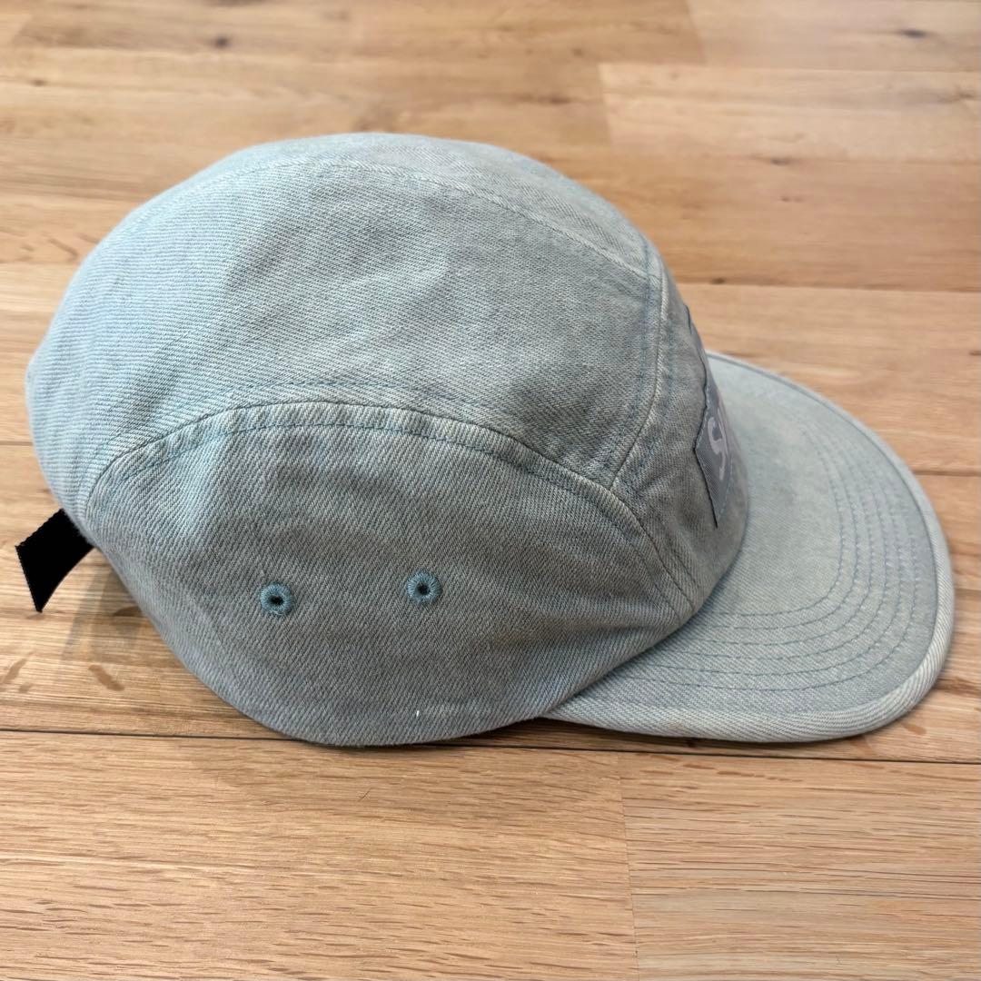 【美品】Supreme 24SS Denim Camp Cap \"Mint\"