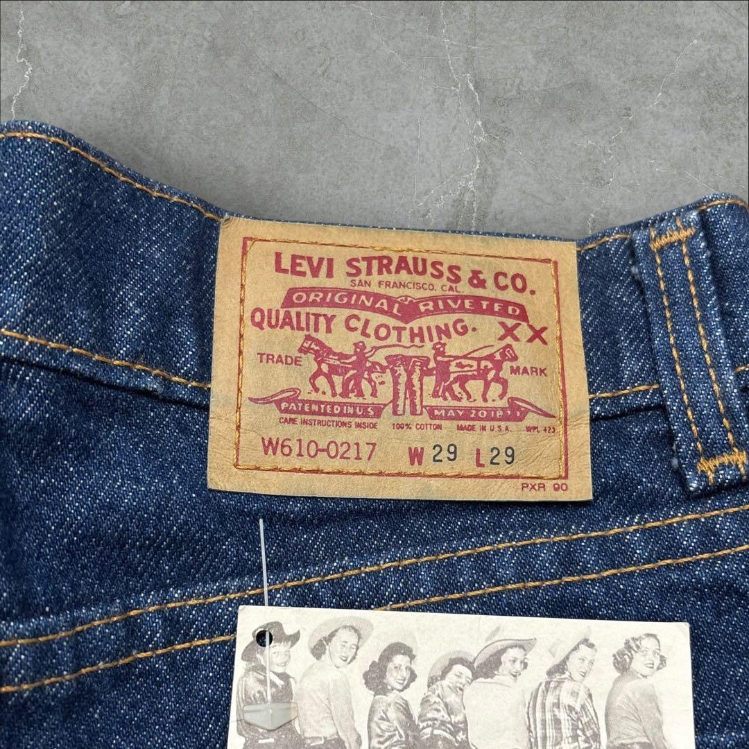 【希少】90sUSA製Levi'sリーバイスデッドストックレディースデニムW29