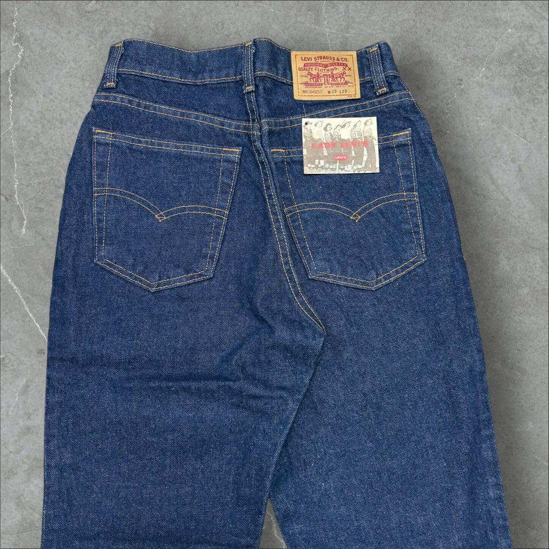 【希少】90sUSA製Levi'sリーバイスデッドストックレディースデニムW29