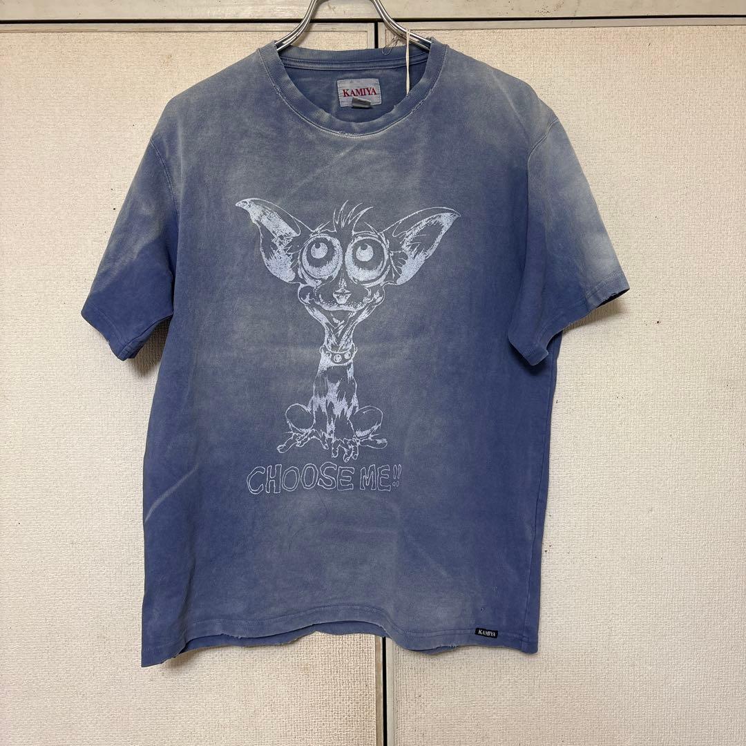 トップス KAMIYA 24SS Monster Bleached Print T L