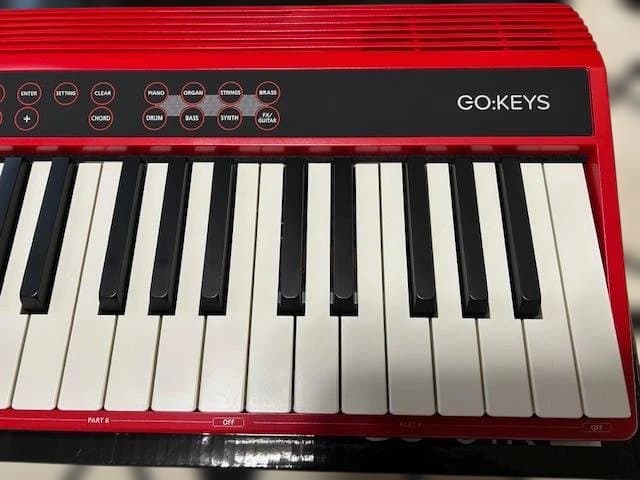 オ*い様 Roland GO:KEYS 赤 電子ピアノ 3回ほど使用しました。