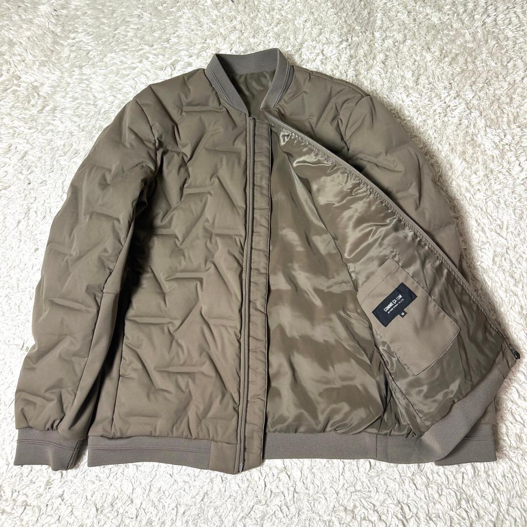 【未使用級】COMME CA ISM MA-1 ダウンブルゾン ベージュ M